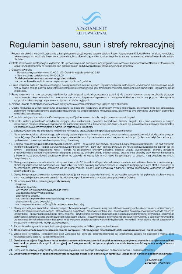 Apartament Bd Premium II Klifowa Rewal Kültér fotó